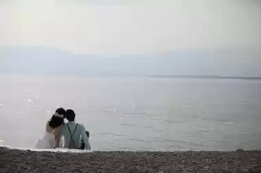 Beach scene