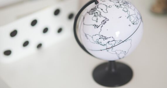 globe image representing international travel