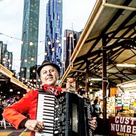 Phil Carroll accordionist