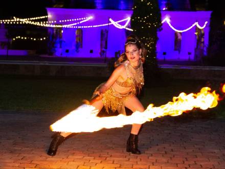 Multi prop fire performer (photo 3)