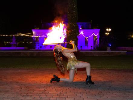 Multi prop fire performer (photo 4)