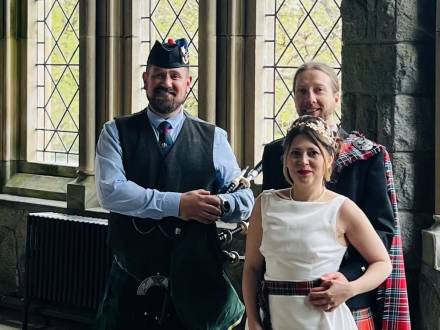 Bagpiper Jason Faulkner (photo 16)