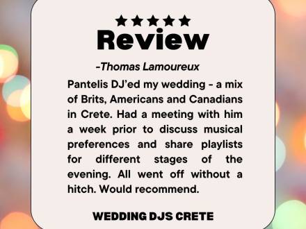 Wedding Djs Crete (photo 1)