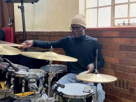 Takudzwa the drummer (photo 1)